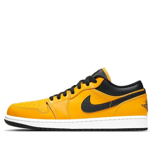 Air Jordan 1 Low 'University Gold Black'  553558-700 Cultural Kicks