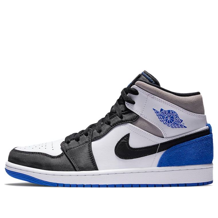 Air Jordan 1 Mid SE 'Royal Black Toe'  852542-102 Vintage Sportswear