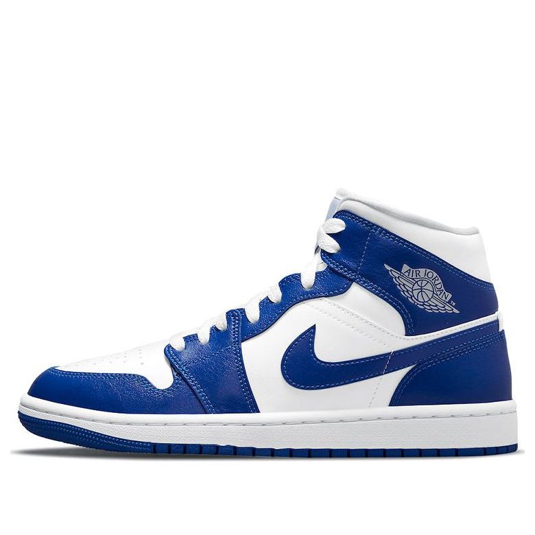 (WMNS) Air Jordan 1 Mid 'Kentucky Blue'  BQ6472-104 Cultural Kicks