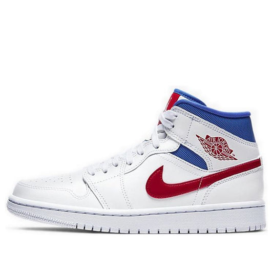 (WMNS) Air Jordan 1 Mid 'USA'  BQ6472-164 Signature Shoe