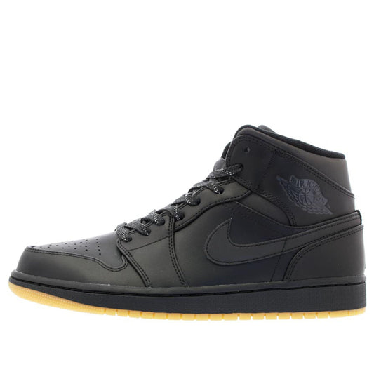 Air Jordan 1 Mid Winterized 'Black Gum'  AA3992-002 Epoch-Defining Shoes