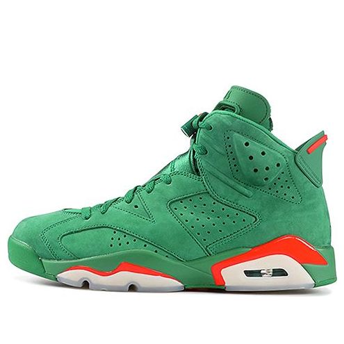 Air Jordan 6 Retro NRG 'Green Suede Gatorade'  AJ5986-335 Classic Sneakers