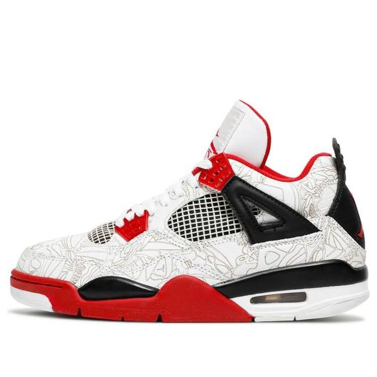 Air Jordan 4 Retro 'Laser' 2005  308497-161 Iconic Trainers