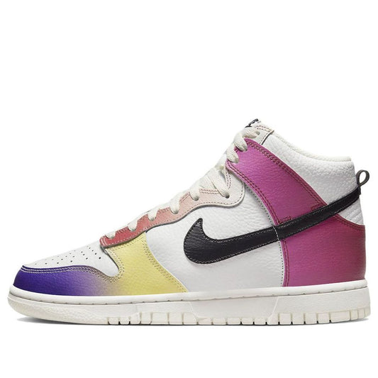 (WMNS) Nike Dunk High 'Multi-Color Gradient'  FD0802-100 Signature Shoe