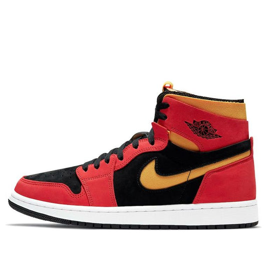 Air Jordan 1 High Zoom Comfort 'Chile Red'  CT0978-006 Signature Shoe