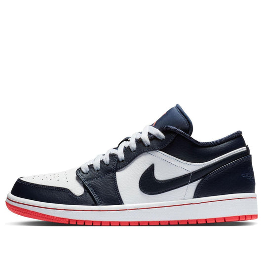 Air Jordan 1 Retro Low 'Obsidian Ember Glow'  553558-481 Epochal Sneaker